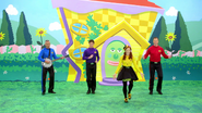 The Wiggles stomping their feet