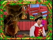 Wags and Captain barking