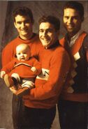 Anthony, Paul (with son Luke), and John.