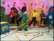 The Wiggles and Dorothy in "The Wiggles" TV Series