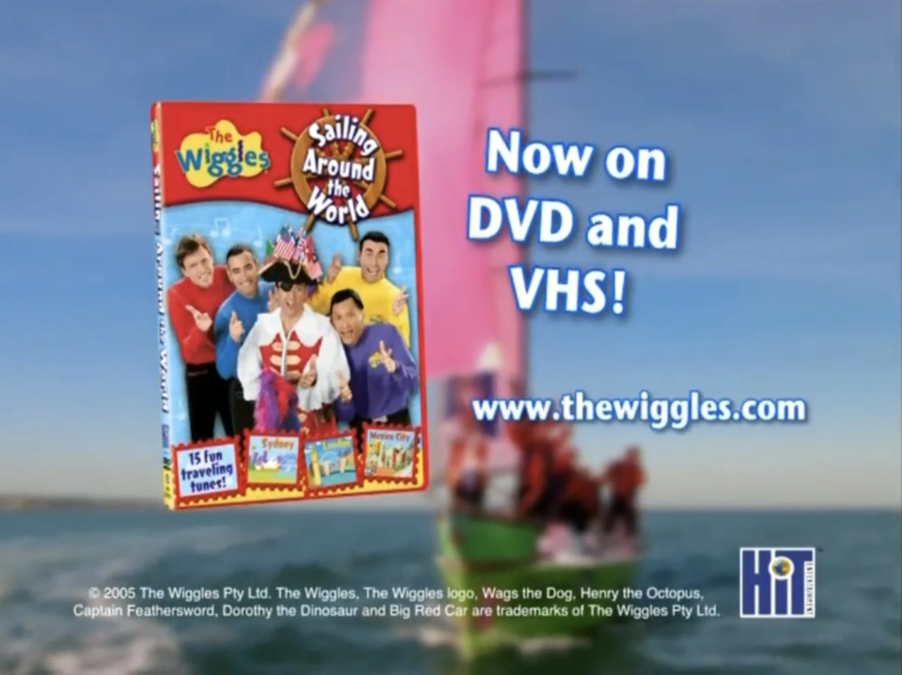 CD Wiggles Sailing Around The World 2005 Disc Only
