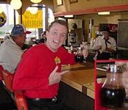 Murray at Waffle House