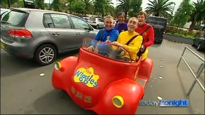 Greg driving the car in 2012