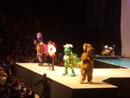 The Wiggly Friends in "Wiggledancing! Live On Stage"