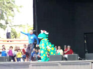 Dorothy and Anthony at "Wiggles World" theme park