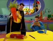 Anthony eating sandwich