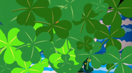 Green clovers transition goof