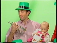 Ashleigh playing her trumpet