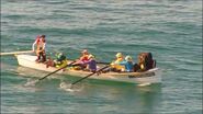 The Land Wiggly Group on the S.S. Feathersword boat