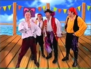 Sam, Captain, Charlie and Rudolf