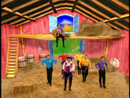 The Wiggles, Captain Feathersword, his ship mates and Slim Dusty.