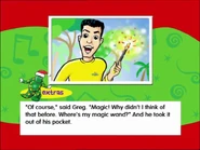 Greg performing his magic in "The Christmas Fairy"