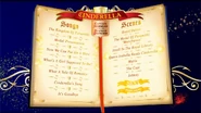 Songs and Scenes menu #1 (Background Music: Cinderella's Song)