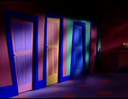 The Wiggles' bedroom doors