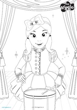 printable wiggles coloring pages