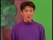 Another shot of Jeff in the dark grape skivvy