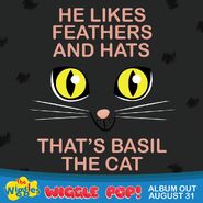 Promotional image featuring the lyrics from Basil the Cat