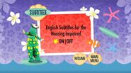 Subtitles menu (Song used: The Mini Foxie Puppy Dance)