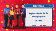 Subtitles menu (Background music: Can You (Point Your Fingers And Do The Twist?))