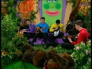 Murray playing Hofner bass guitar