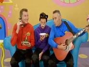 Anthony and Simon singing on telephone