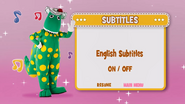 Subtitles menu (Song used: The Lion and the Unicorn)