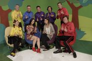 The 7 Wiggles, Bec Brown and Yanna Moutzouris