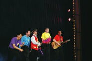 The Wiggles and Captain Feathersword in 2000