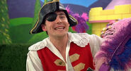 Captain Feathersword in Dorothy the Dinosaur's Travelling Show! (played by Lachlan Gillespie)