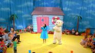 Fairy Clare and Teddy Bear clapping