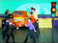 The Wiggles, Officer Beaples, and the Little Beaples crossing each other