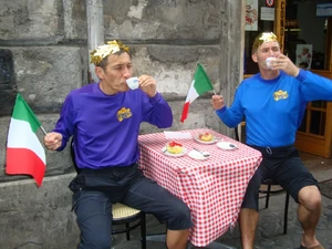 Jeff and Anthony in Italy