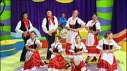 Ben as an Italian dancer
