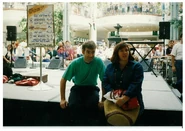 Anthony in the turquoise T shirt