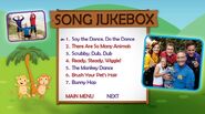 Song selection menu (Background music: The Monkey Dance)