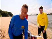 Greg and Anthony in "Splish Splash Big Red Boat"