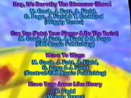 The song credits