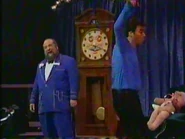 Captain K., Grandfather Clock, and Anthony