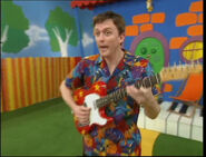 Murray playing Red Starry Guitar in "Murray's Shirt"