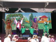 The Wiggly Friends in The Dorothy the Dinosaur Show