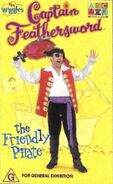 Unused VHS cover of Captain Feathersword the Friendly Pirate