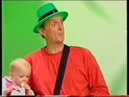 Murray making a raspberry