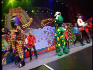 The Early Wiggle Friends in "Santa's Rockin'!" concert