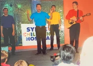 dark grape, light blue, yellow, red