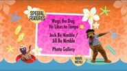 Special Features menu (Song used: Here Come Our Friends)