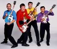 The Wiggles playing Maton guitars