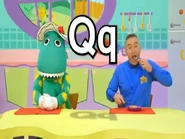 Anthony eating quiche in Let's All Shake!