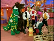 Captain speaking to the music bug