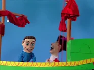 Puppet Captain falling down