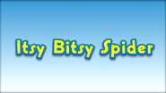 Simon reading the "Itsy Bitsy Spider" title card